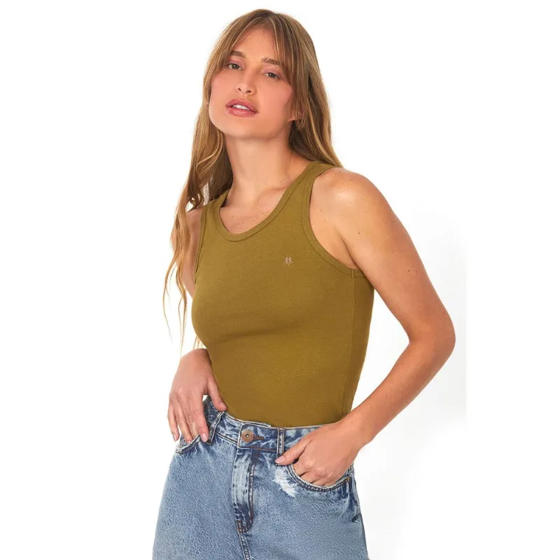 Regata Feminina Verde Escuro Polo Wear M