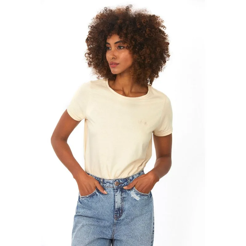 Camiseta Careca Com Abertura Lateral Polo Wear Bege Claro M