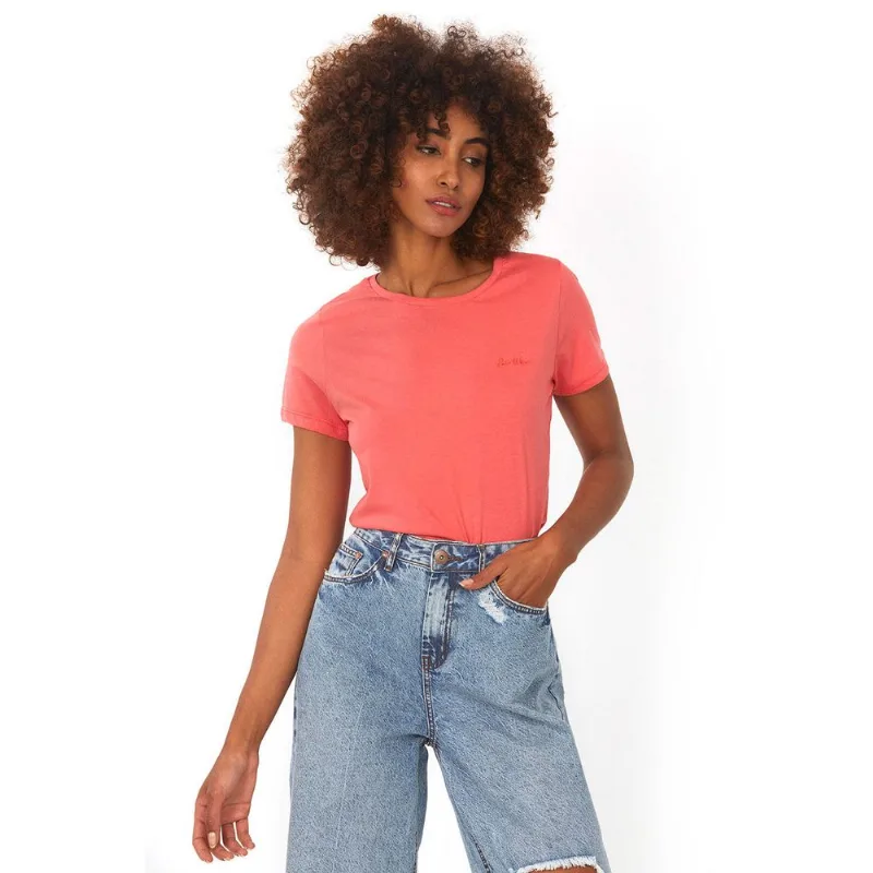 Camiseta Careca Com Abertura Lateral Polo Wear Rosa Médio M