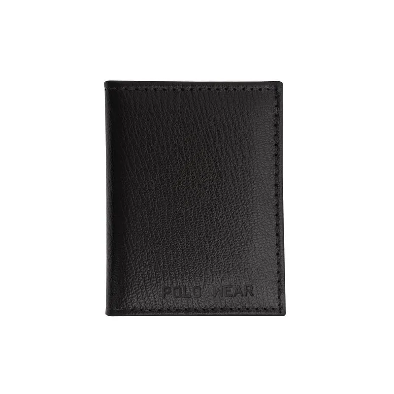 Carteira Couro Polo Wear Preto