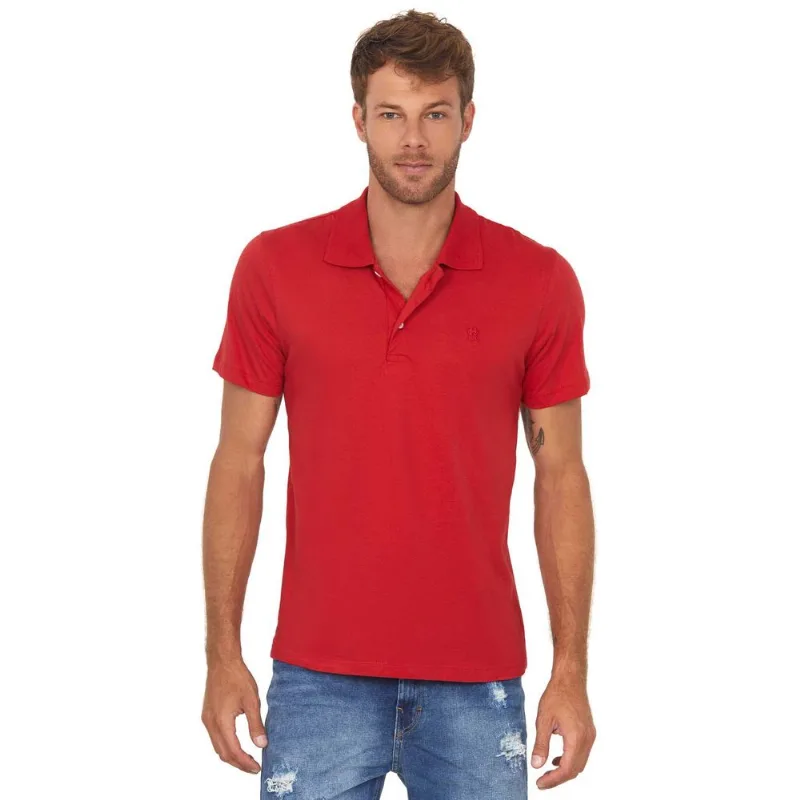 Polo Básica Malha Polo Wear Vermelho Médio G
