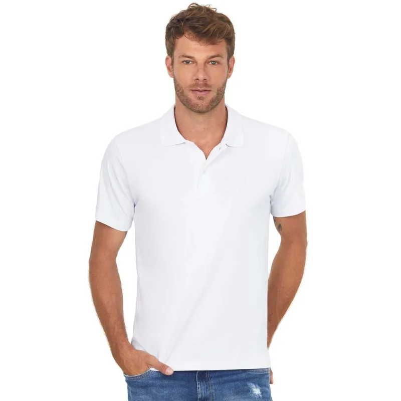 Polo Básica Malha Polo Wear Branco GG