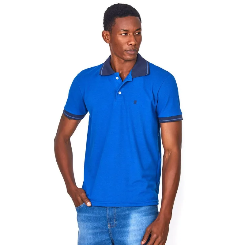 Polo Masculino Polo Wear Azul Médio P