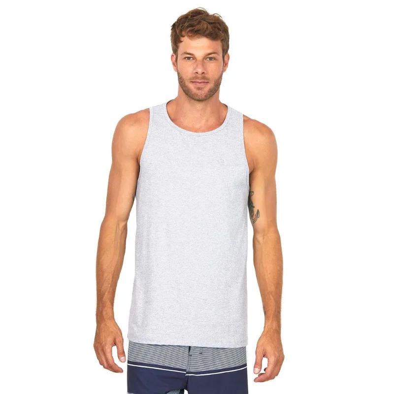 Regata Masculina Bordada Polo Wear Cinza Escuro M