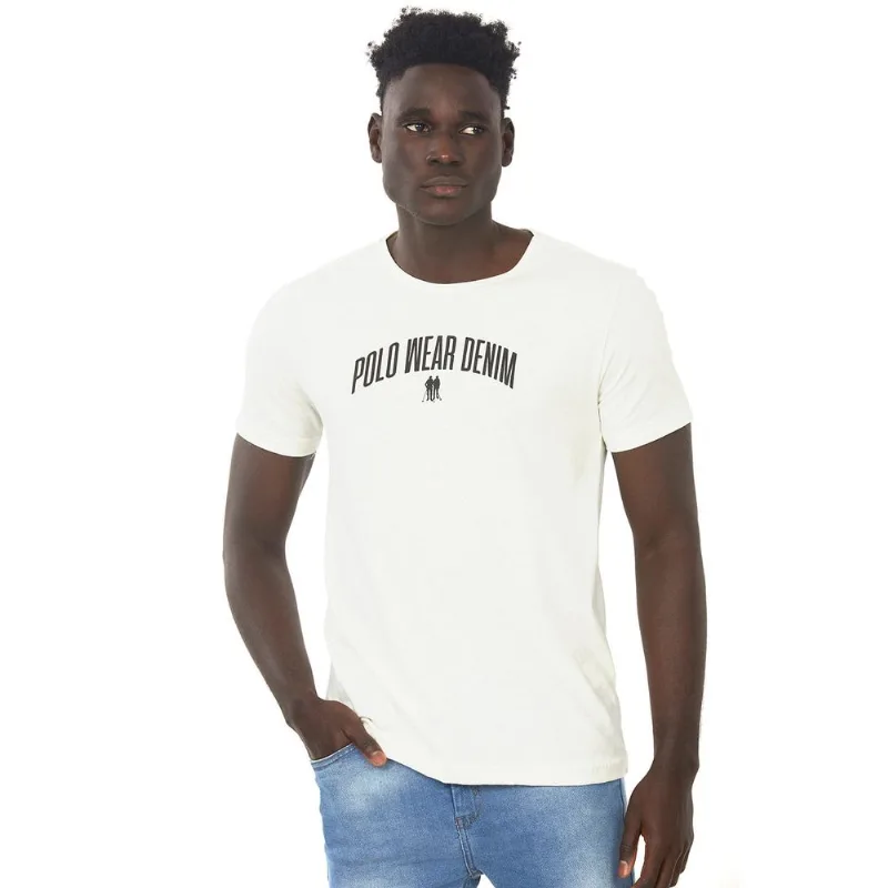 Camiseta Estampada Off White Polo Wear Branco M
