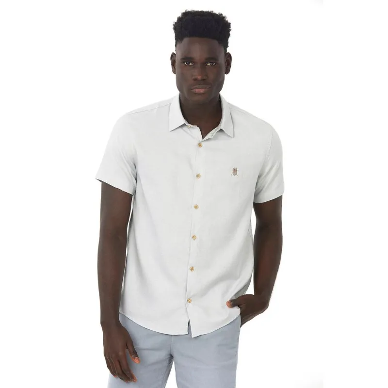 Camisa Viscolinho Polo Wear Cinza Claro M