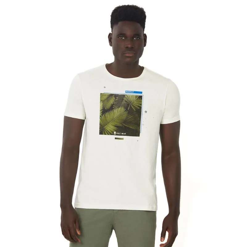 Camiseta Estampada Off White Polo Wear Branco GG