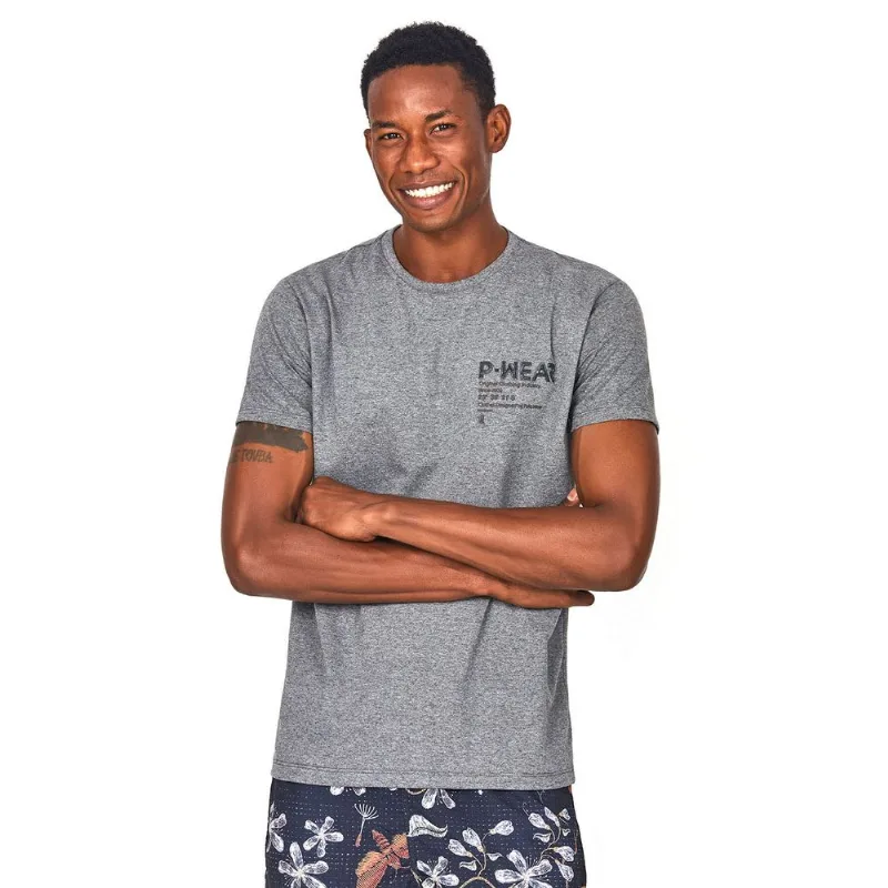 Camiseta Original Polo Wear Mescla Escuro Cinza P