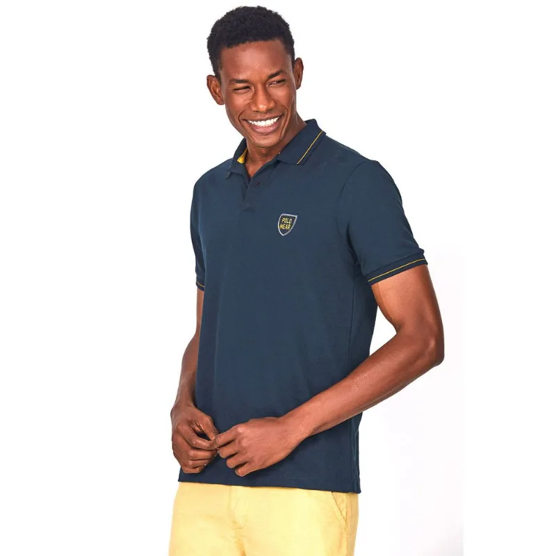 Polo Brasão Polo Wear Azul Escuro P