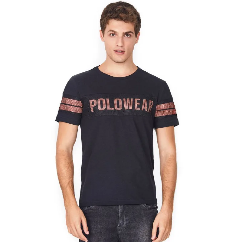 Camiseta Especial Tela Polo Wear Preto G