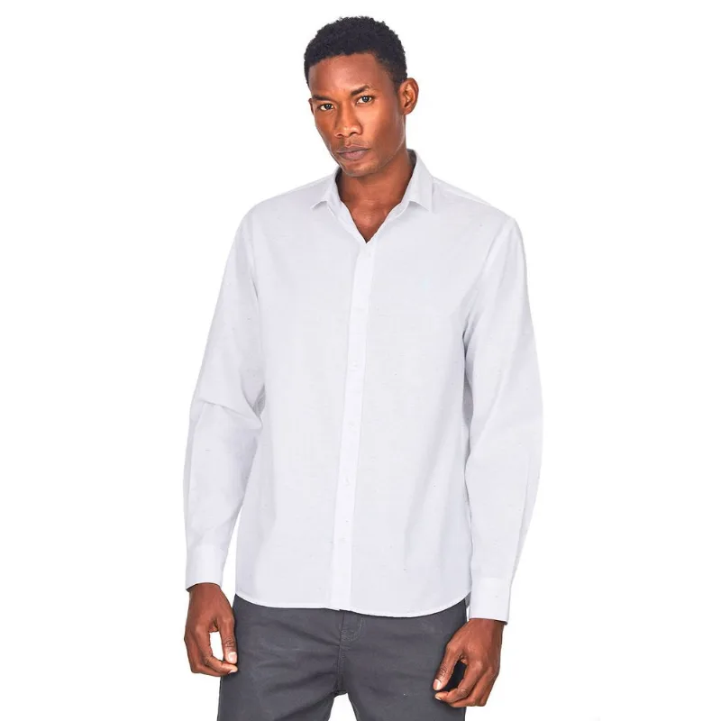Camisa Fit Cambraia Color Polo Wear Branco GG