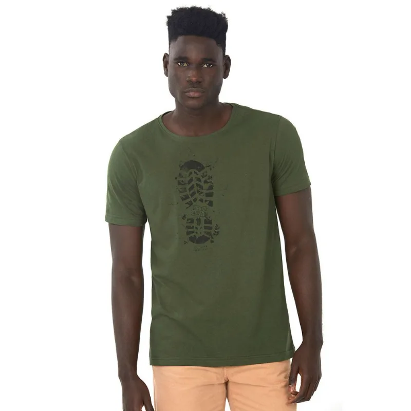 Camiseta Estampada Verde Escuro Polo Wear G