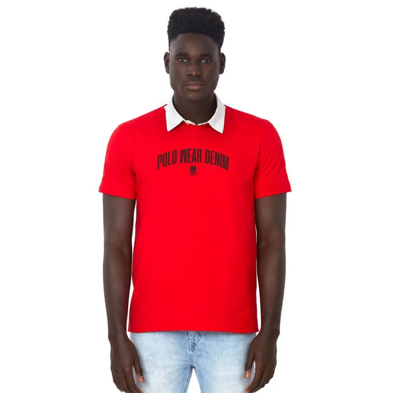 Camiseta Estampada Polo Wear Vermelho Médio G