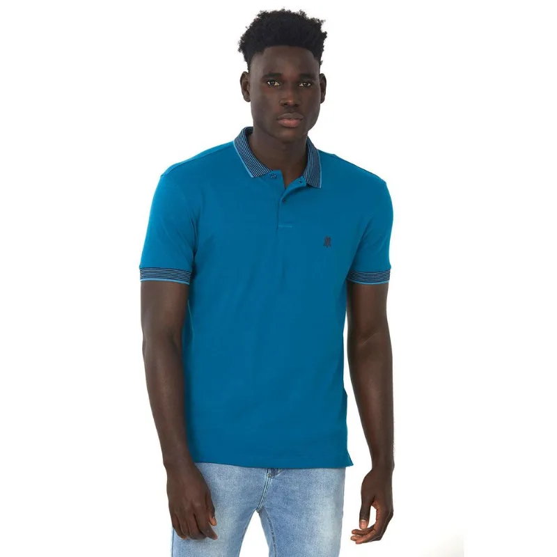 Polo Piquet Ramado Verde Médio Polo Wear M