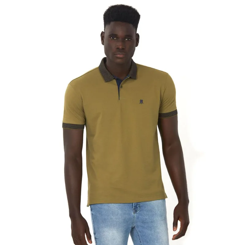 Polo Piquet Toledo Verde Médio Polo Wear GG