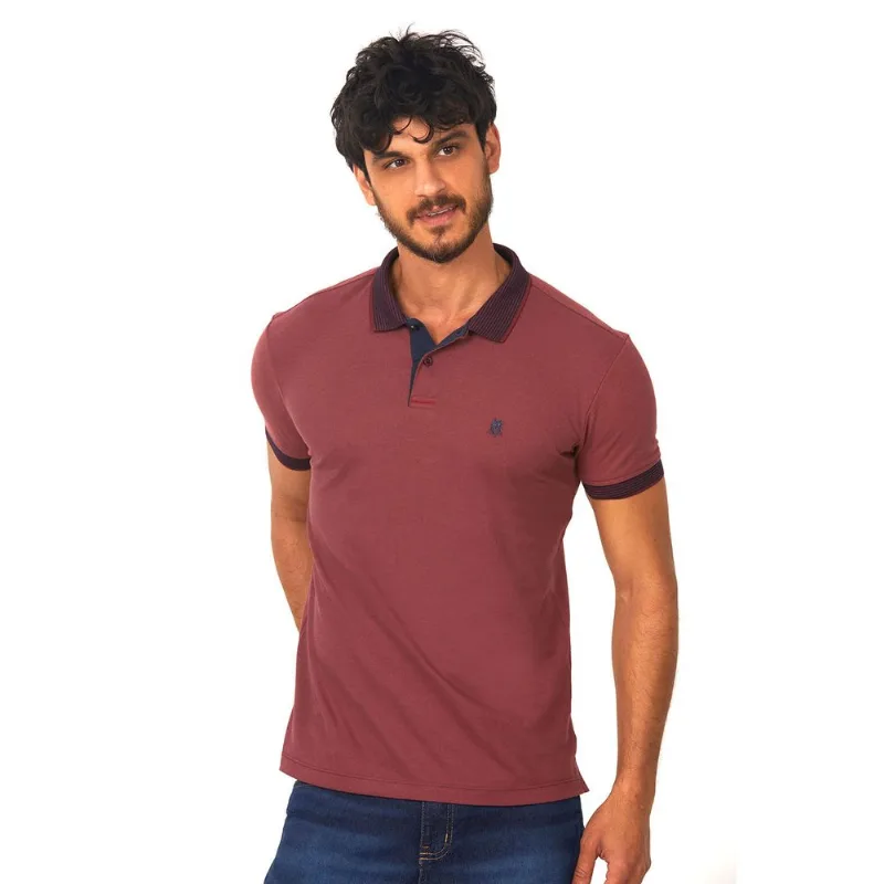 Polo Piquet Toledo Vermelho Escuro Polo Wear G