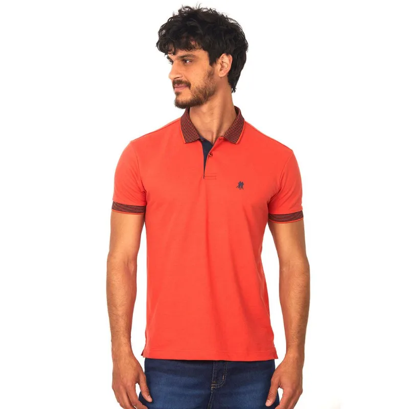 Polo Piquet Toledo Laranja Médio Polo Wear M