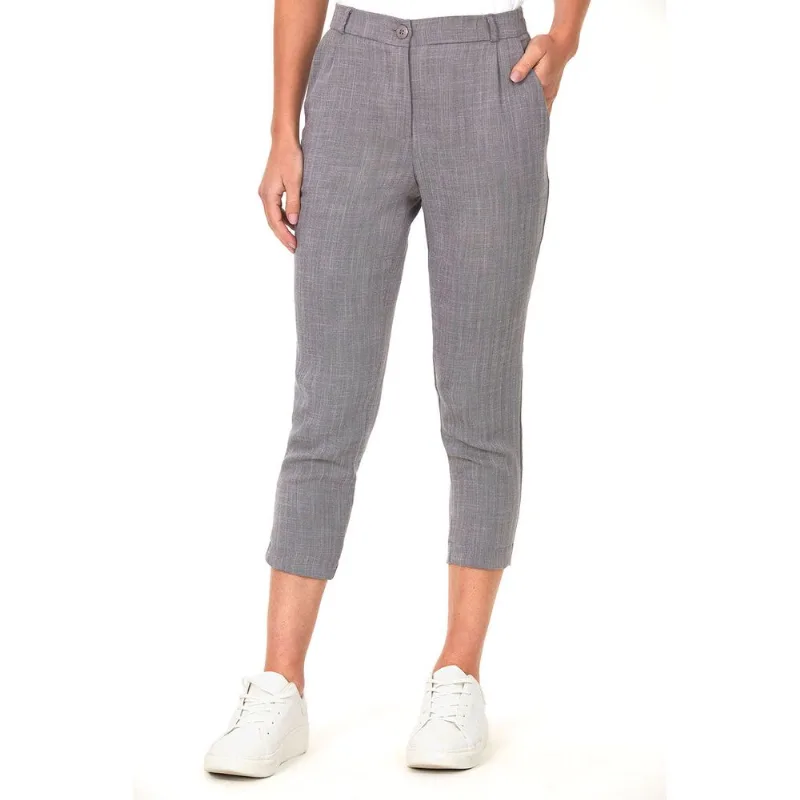 Calça Xadrez Alfaiataria Mescla Médio Polo Wear Cinza M