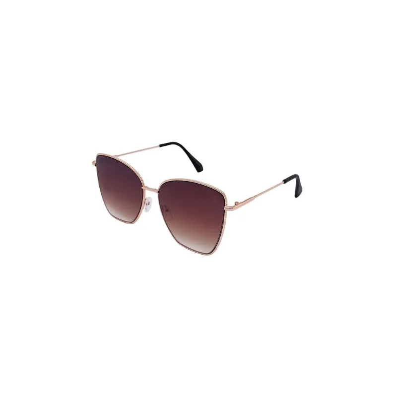 Óculos De Sol Feminino Marrom Escuro Polo Wear Único