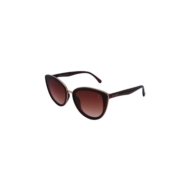 Óculos De Sol Gatinho Feminino Marrom Escuro Polo Wear Único