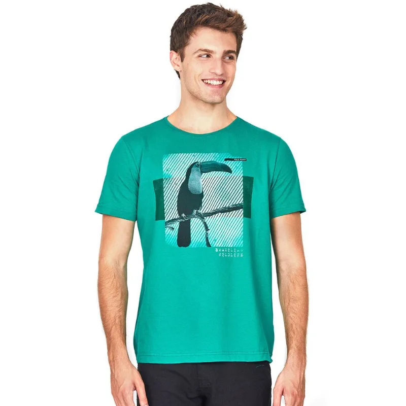Camiseta Estampada Polo Wear Verde Médio M