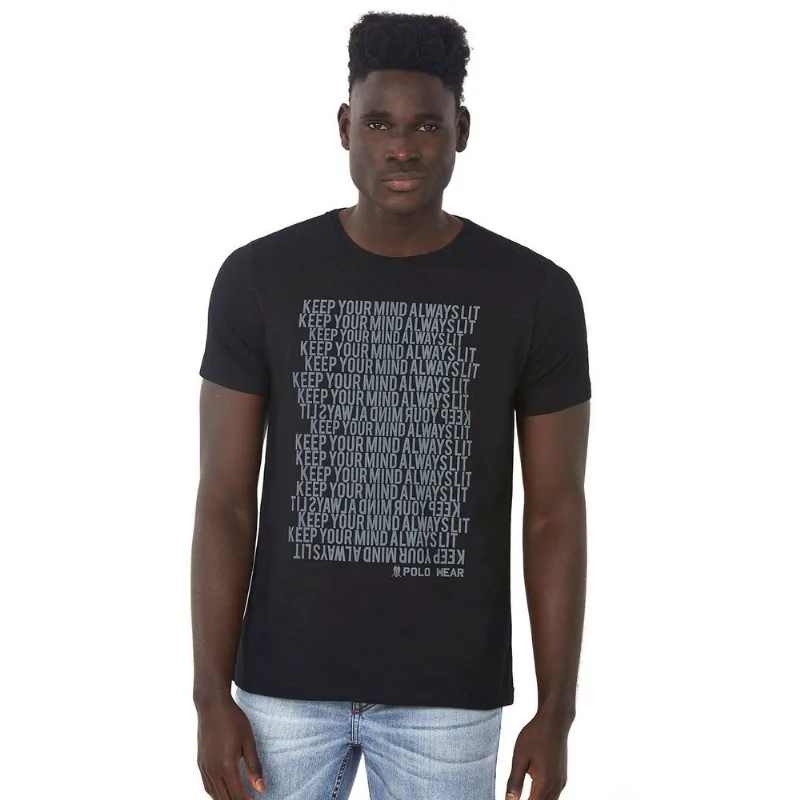 Camiseta Estampada Masculina Preto Polo Wear M