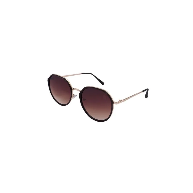 Óculos De Sol Feminino Marrom Escuro Polo Wear Único
