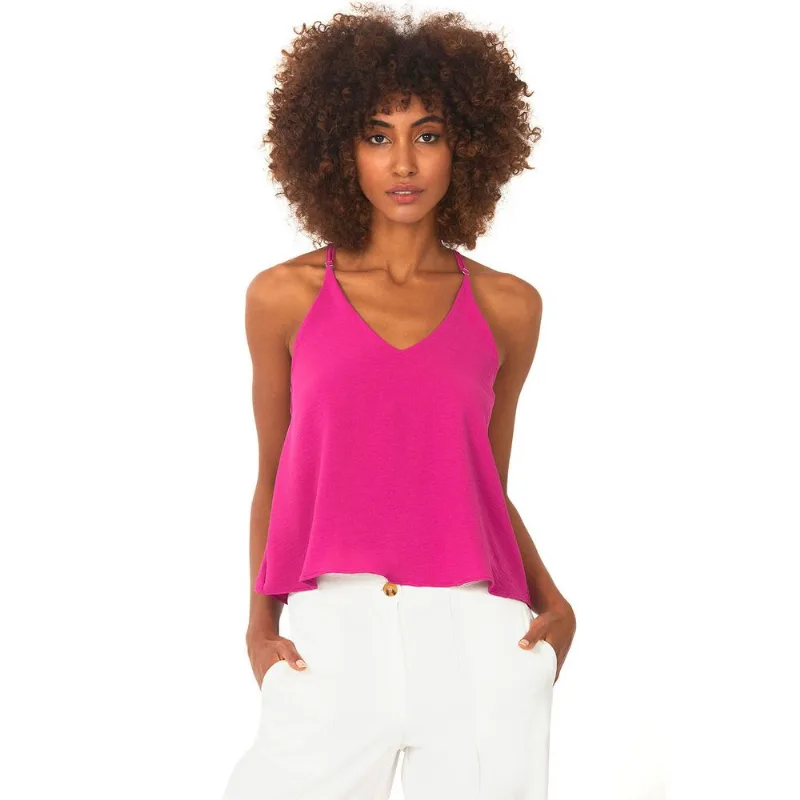 Blusa De Alça Fina Polo Wear Rosa Médio GG