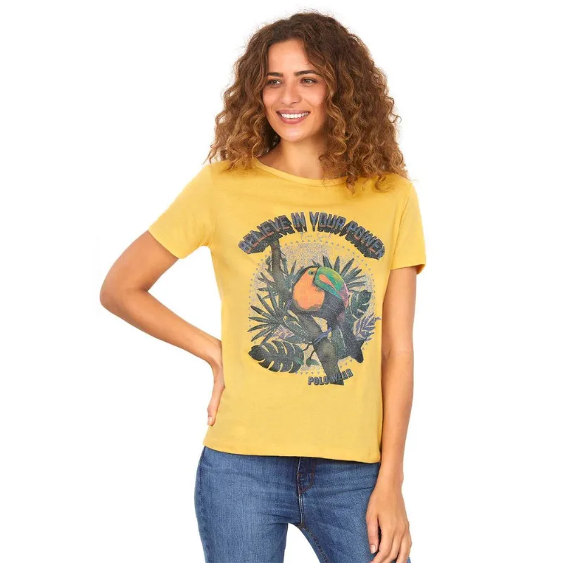 Camiseta Estampada Tucano Polo Wear Amarelo Escuro PP