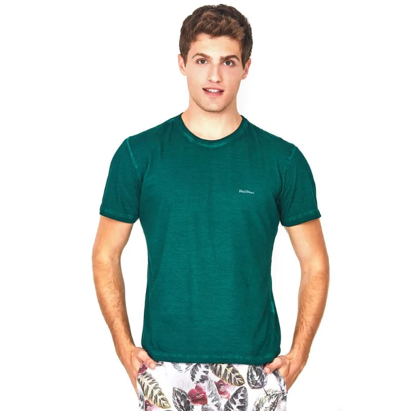 Camiseta Masculina Relevo Polo Wear Verde Escuro M