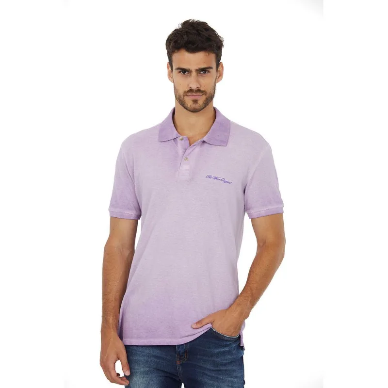 Polo Masc Piquet Com Bordado Polo Wear Roxo Claro G