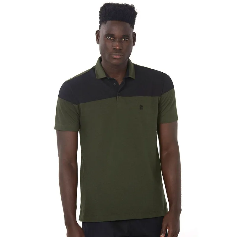 Polo Recorte Verde Escuro Polo Wear G