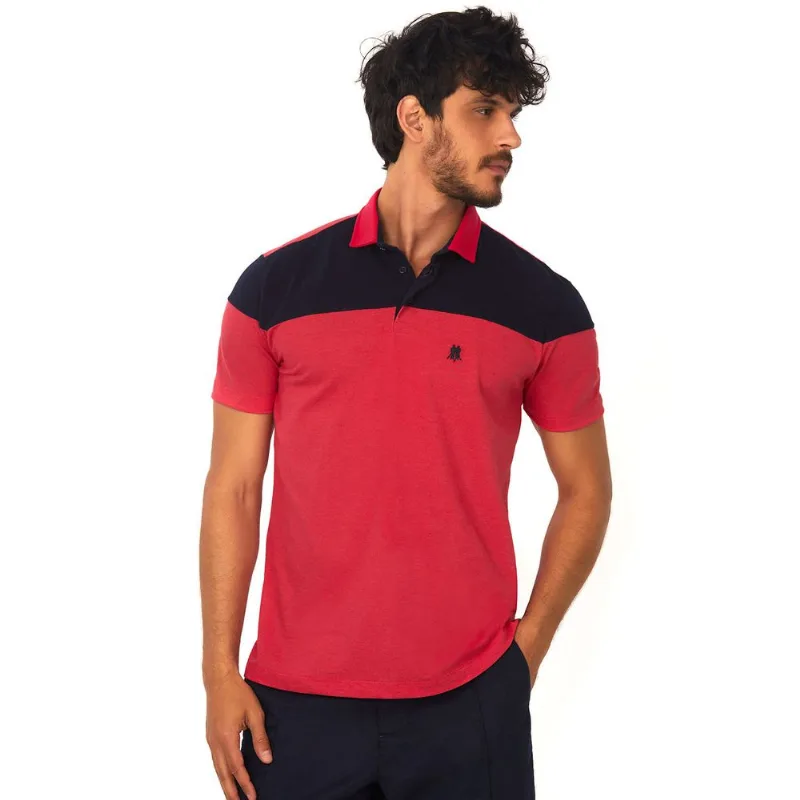 Polo Recorte Rosa Médio Polo Wear GG