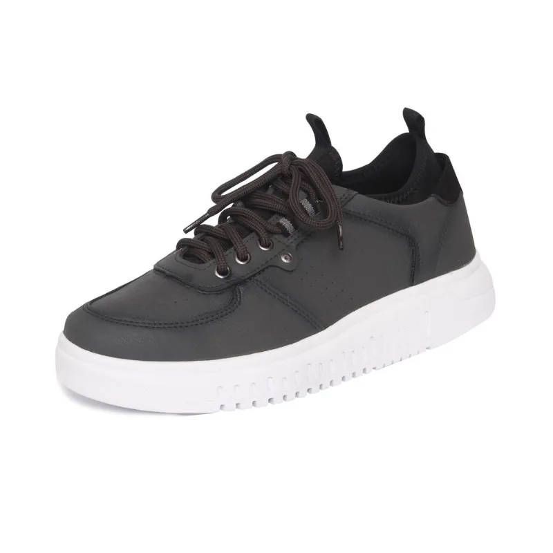 Sapatênis De Couro Polo Wear Cinza Escuro 41