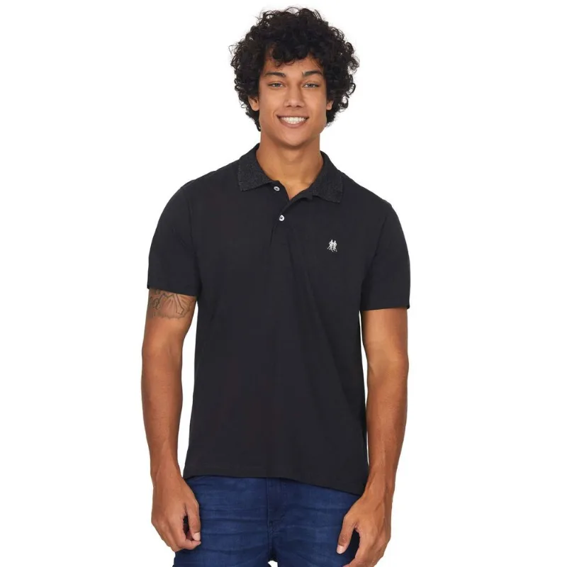 Polo Básica Malha Polo Wear Preto GG