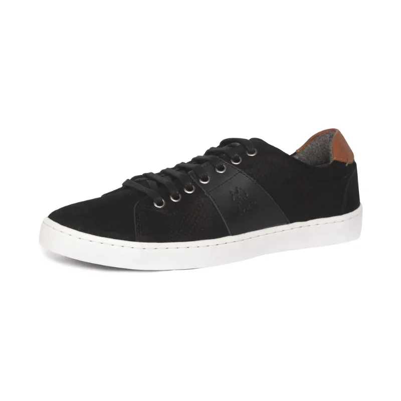 Tênis Couro Casual Polo Wear Preto 39
