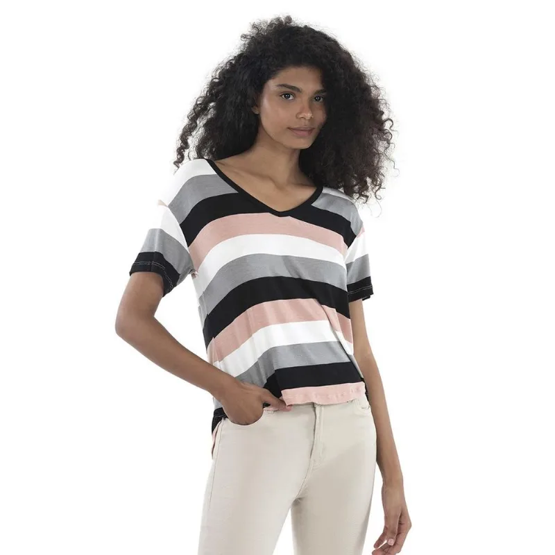 Blusa Estampada Visco Multicolor Polo Wear 136090 P