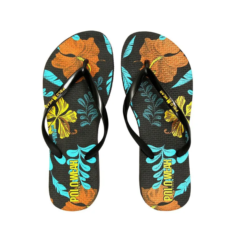 Chinelo Feminino 2 Polo Wear Preto 34
