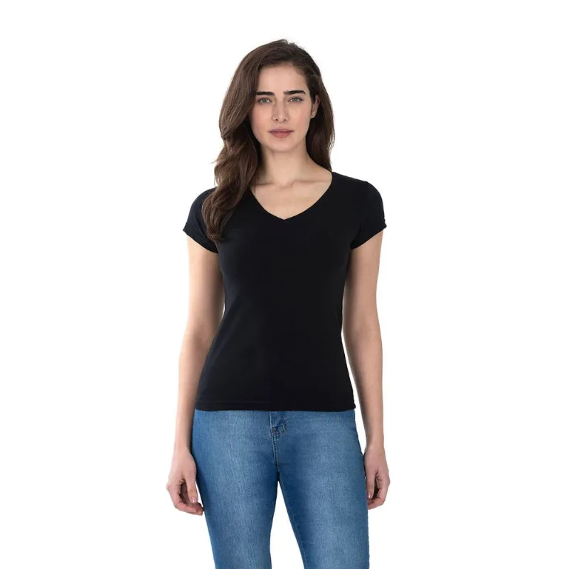 Camiseta Básica Decote V Polo Wear Preto M