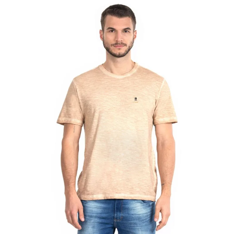 Camiseta Gola Careca Tinturada Polo Wear Caramelo GG