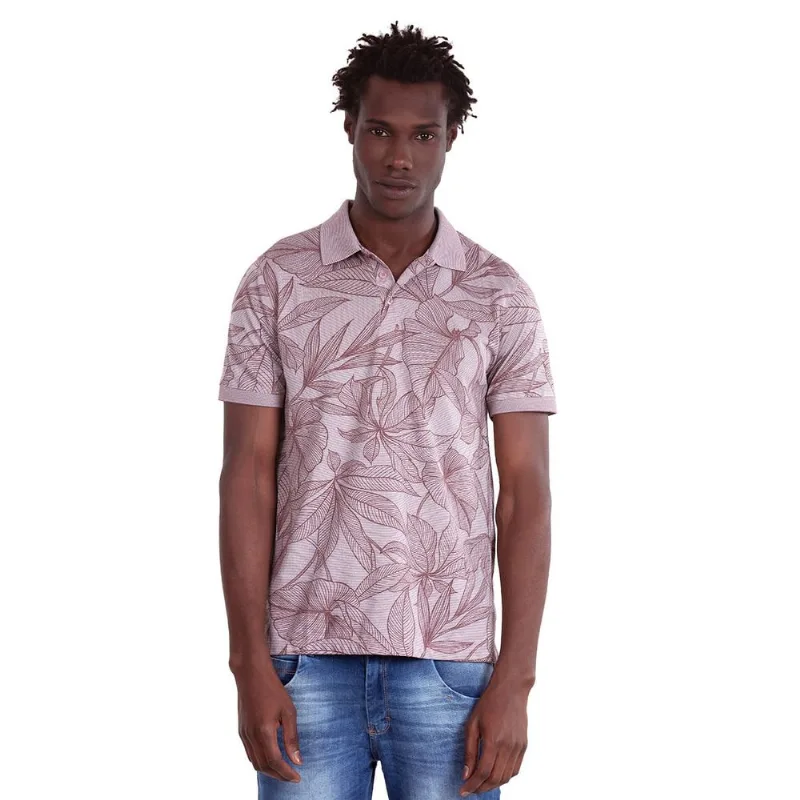 Polo Estampada Polo Wear 76053 Roxo GG