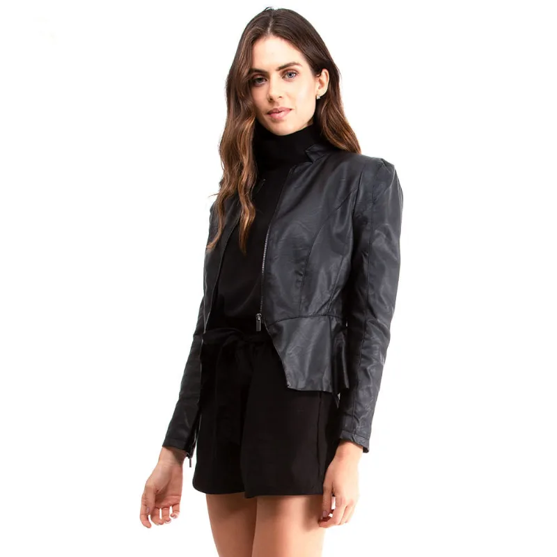 Jaqueta Pu Feminina Polo Wear Preto PP