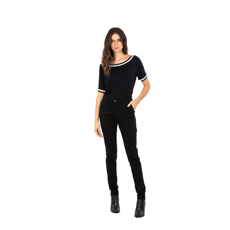 Calça Feminina Alfaiataria Polo Wear Preto 42
