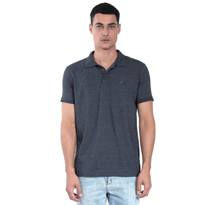 Camisa Polo Meia Malha Polo Wear 14317 Cinza P