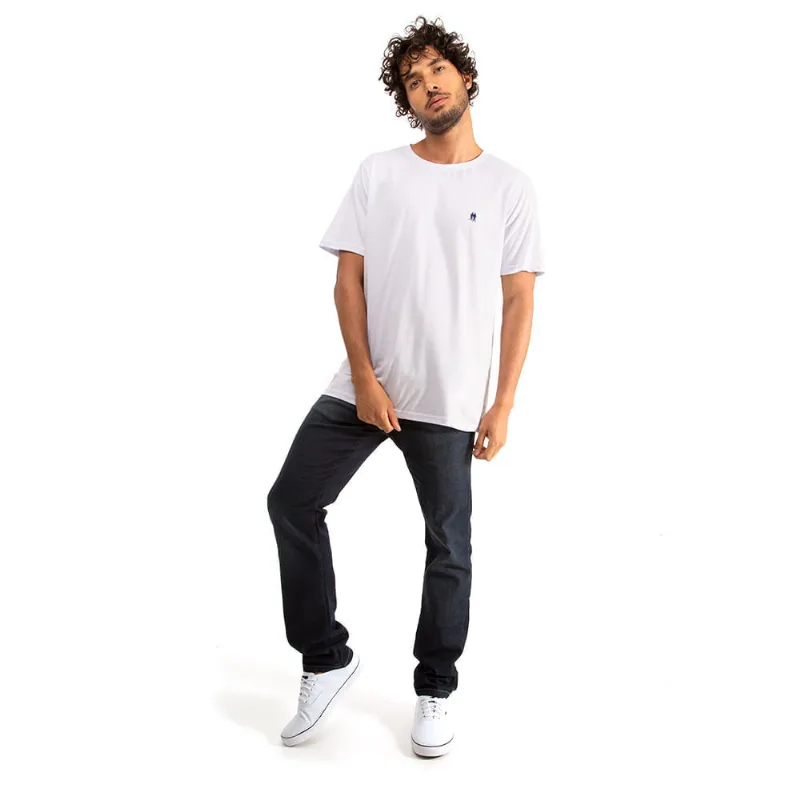 Camiseta Básica Bordada Polo Wear Branco P