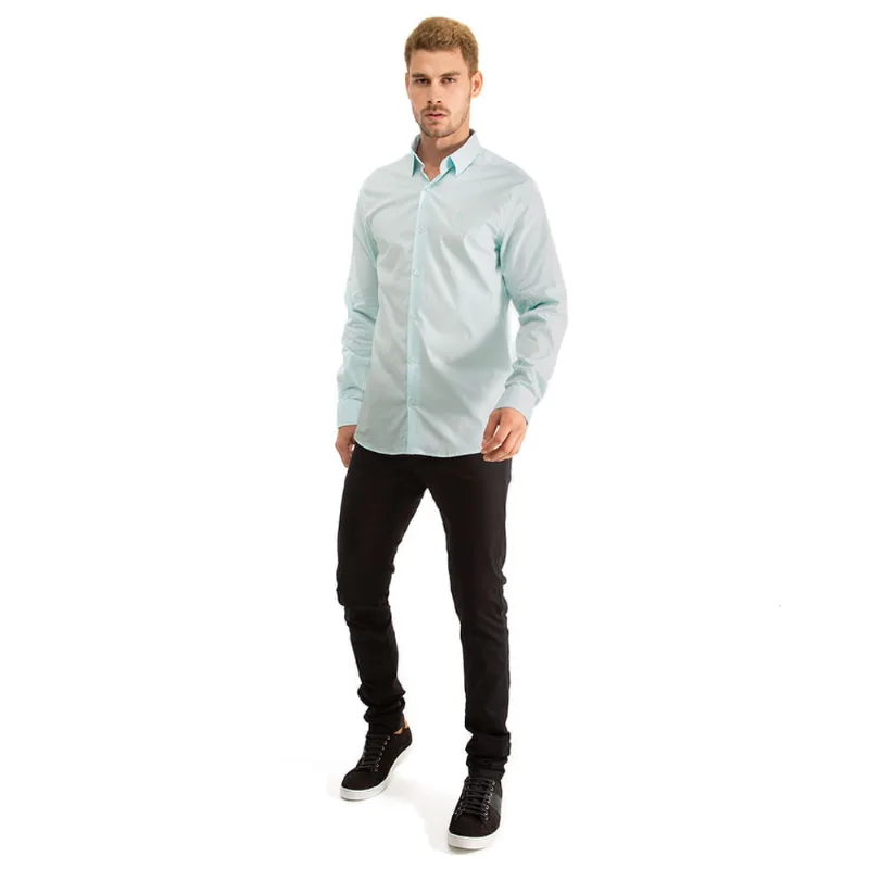 Camisa Me Masculina Polo Wear Verde Claro 8