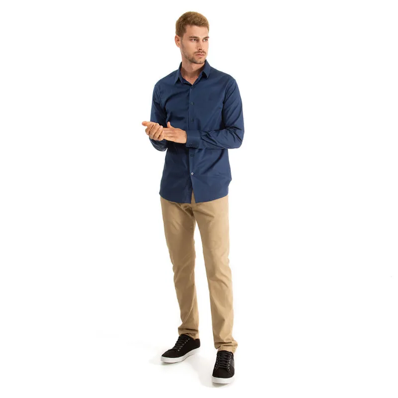 Camisa Me Masculina Polo Wear Azul Escuro 2