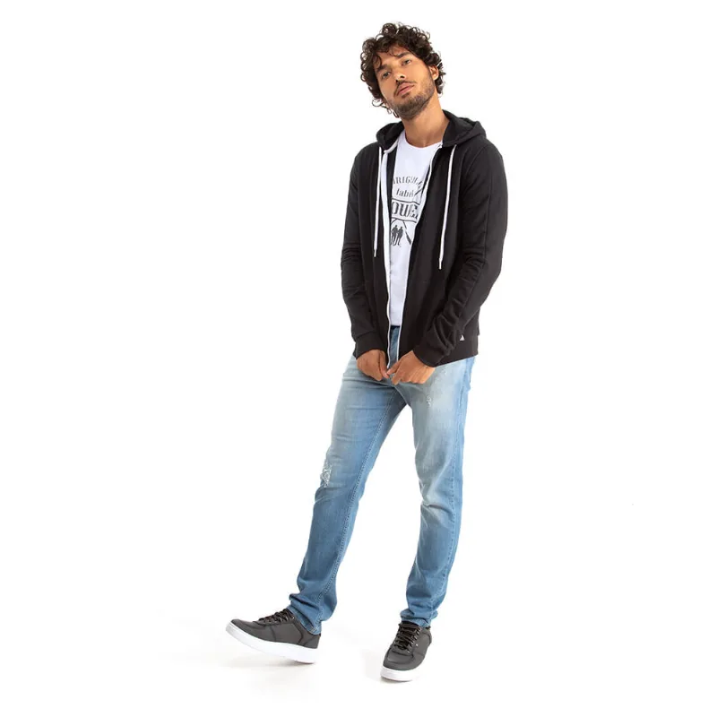 Blusa Moletom Polo Wear Preto G