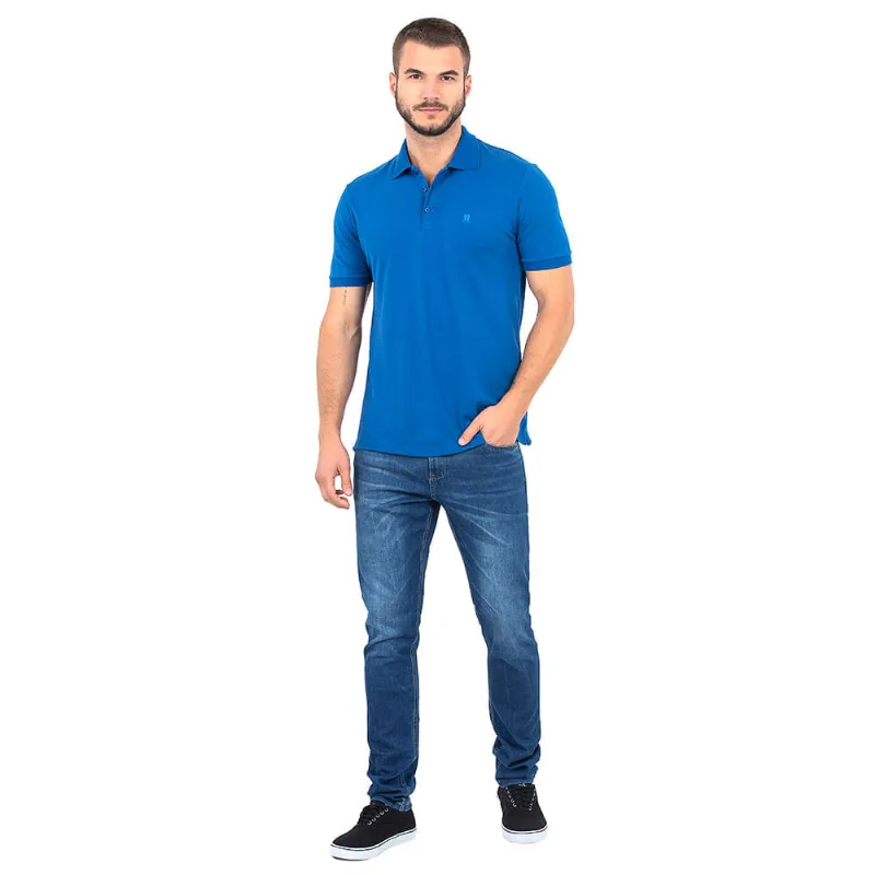 Camisa Polo Piquet 1 Polo Wear Azul M