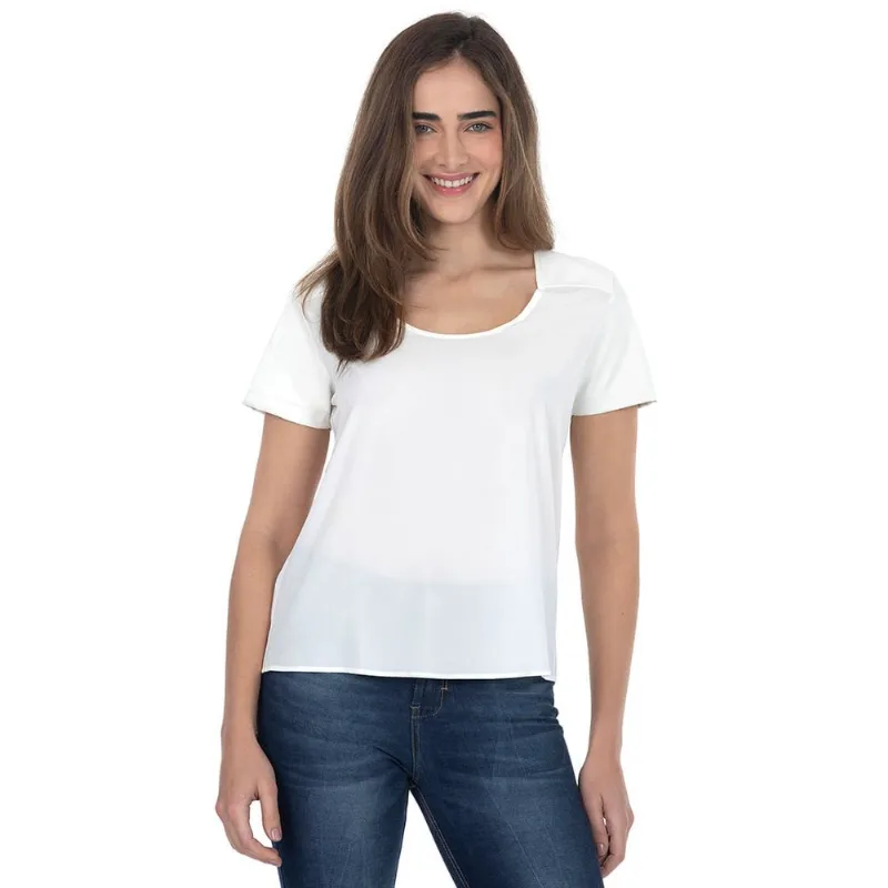 Blusa Gola Canoa Branco Polo Wear 135212-13 M